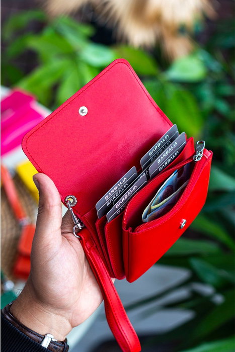 Zoozie Bags Cartera para Mujer en Rojo